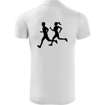 Pánská košile Bezci - žena a muž (Moňas) - Polokošile Victory sportovní (dresovina) - 3XL ( Bílá )