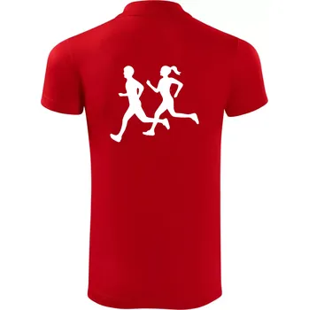 Pánská košile Bezci - žena a muž (Moňas) - Polokošile Victory sportovní (dresovina) - 3XL ( Červená )