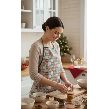 Kuchyňská zástěra Zástěra kuchyňská, Vánoční vločka