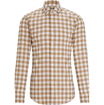 Pánská košile Košile Boss Medium Beige 9697791 17 inch