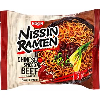 Nissin Instantní ramen nudle Chinese spiced beef 67 g