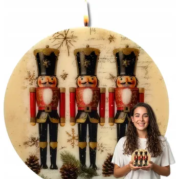 Svíčka Dekorativní sójová svíčka bez vůně Corina Candles 1 ks