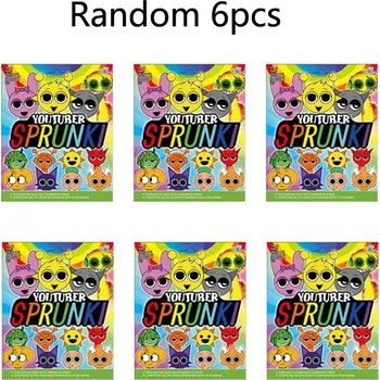 Figurka Sběratelská figurka Sprunki blind box | hračky - Náhodné balíčky 6 kusů