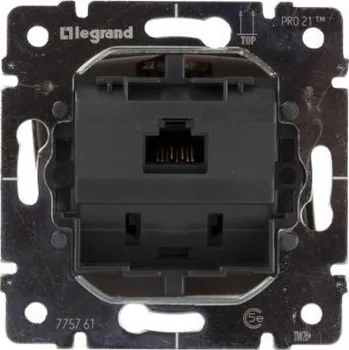 Elektrická zásuvka Internetová zásuvka nástěnná Legrand černá