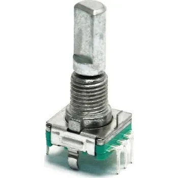 Auto elektroinstalace Modul - Enkodér impulsátor EC11 - 20 impulsů s tlačítkem - rotační enkodér