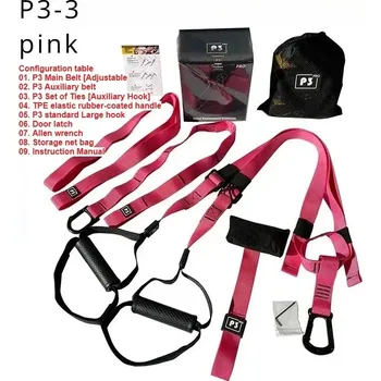 Závěsný posilovací systém | sportovní vybavení, cvičební pomůcky - P3-3 Růžová