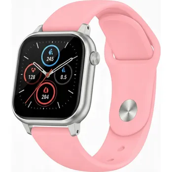 Příslušenství k chytrým hodinkám Řemínek e-smart24 pro Amazfit 20mm růžový