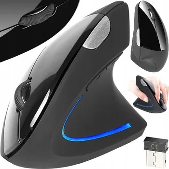 Myš Bezdrátová myš Tracer Flipper optická 1600 dpi černá 6 tlačítek