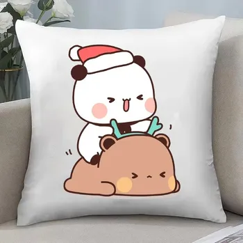 Povlak na dekorativní polštářek Vánoční povlak Bubu Dudu na polštář 45x45 | bytový textil - 4 , 45x45cm