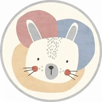 Koberec Měkký kulatý dětský koberec s potiskem | bytový textil - R , Průměr 200 cm