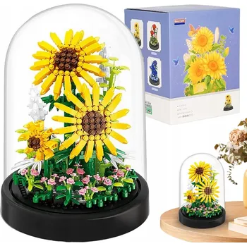 ostatní stavebnice RŮŽE 3D STAVEBNICE KVĚTINY KYTICE STAVEBNÍ KREATIVNÍ DÁREK PRO NI