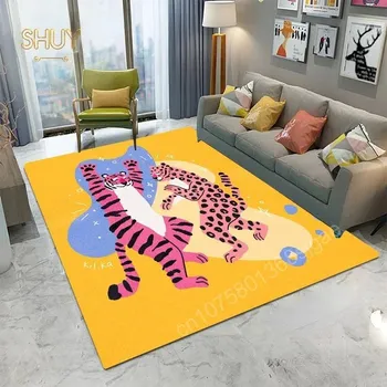 Koberec Abstraktní barevný koberec leopard/tygr | bytové dekorace - 21 , 80X120CM