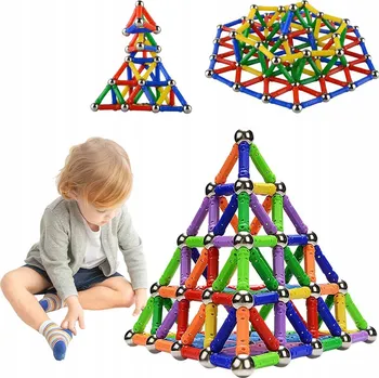 ostatní stavebnice Stavebnice Stavební Kostky Kuličky Sada XXXL 206 dílků