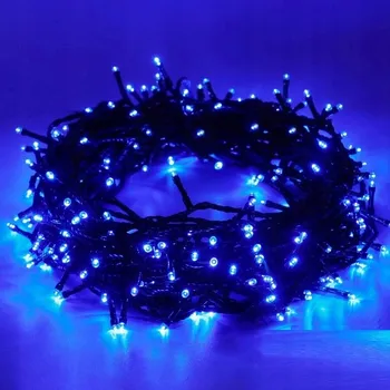 Vánoce Vánoční Osvětlení Na Stromeček 300 LED MODRÉ Venkovní IP44 8 Funkcí LED