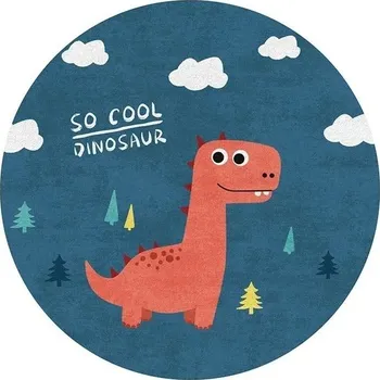 Koberec Měkký kulatý dětský koberec s potiskem | bytový textil - C , Průměr 80 ​​cm