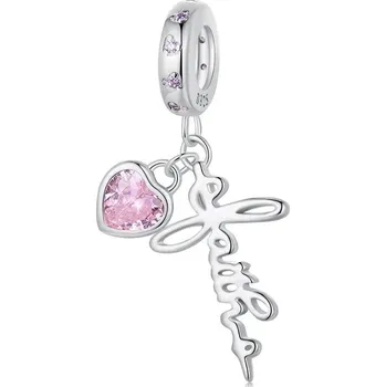 Přívěsek Stříbrný amulet lotos skarabeus | přívěsek, korálek - SCC2674