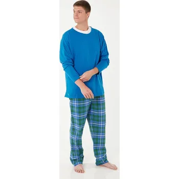Pánské pyžamo Loungers Green Sea 7102893 M (34in)