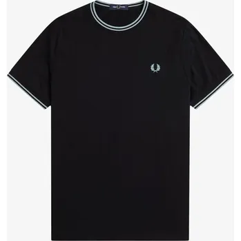 Pánské oblečení Tričko Fred Perry Black Q46 9203099 2XL