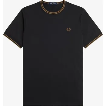 Pánské oblečení Tričko Fred Perry Black 9458827 L