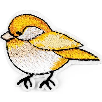 Nažehlovačka ptáček, střední, 1 žlutá