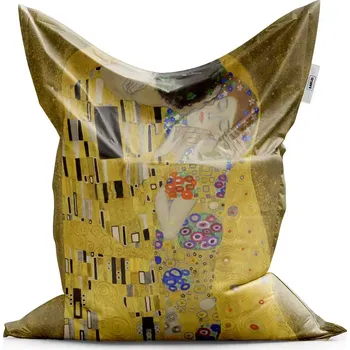 Sedací pytel Sablio Sedací vak Polibek - Gustav Klimt - 150x100 cm
