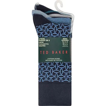 Pánské ponožky Ponožky Ted Baker Blue Mix 658290 Mens 7-11
