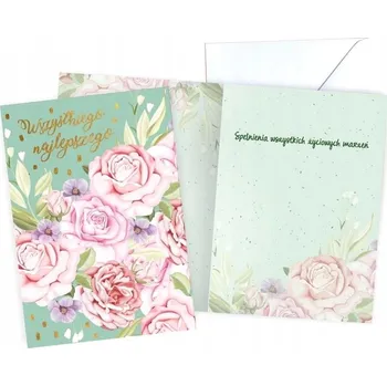 Obraz Vánoční přání 11,7 x 16,6 cm