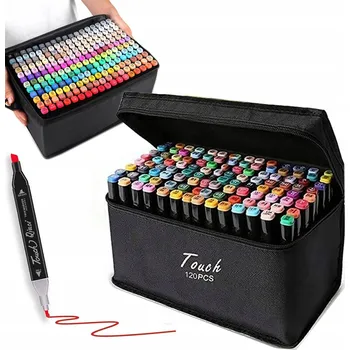 LIHOVÉ FIXY 120 KS Fixy Popisovače Fixy Oboustranné Pro + TAŠKA