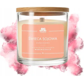 Svíčka Sójová vonná svíčka mademoiselle Big Nature 150g