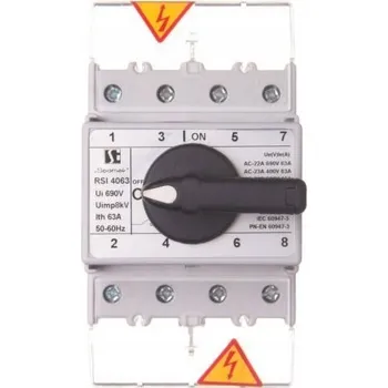 vypínač Odpínač Spamel 400 V IP20 63 A