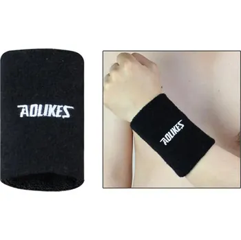 Potítko Elastické sportovní potítko AOLIKES | potítko, doplněk - Černý