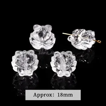 Přívěsek Přívěsek ve tvaru lišky | korálek 1 ks - křemenná hornina