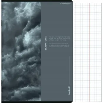 Sešit Sešit A4 s mřížkou TOP-2000, 80 listů