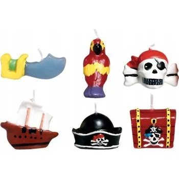 Vrták Pirátské svíčky, 6 ks