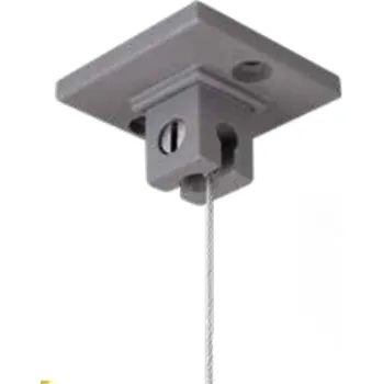 Nábytkové kování SET - Bodový závěs na obrazy Qubic PRO, háček do 20 kg Délka: 450 cm