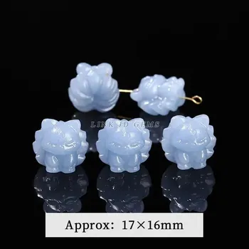 Přívěsek Přívěsek ve tvaru lišky | korálek 1 ks - Andělský kámen