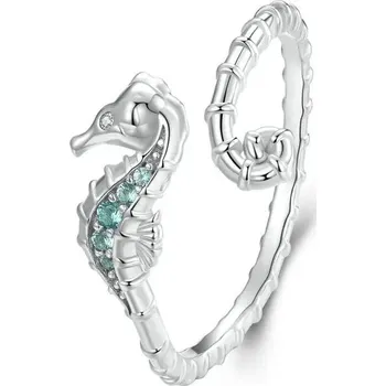 Prsten Stříbrný prsten s mořskou tématikou | prsten, šperk - BSR559-E