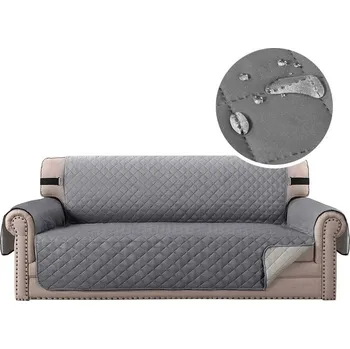 Napínací potah Voděodolný potah na sedačku omyvatelný | bytové doplňky - S1-šedá , 1 sedadlo (53 cm)