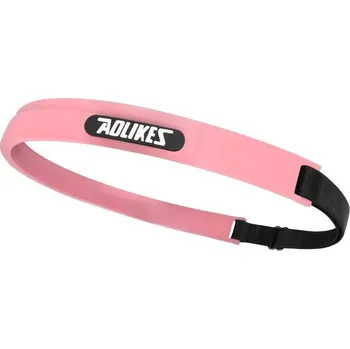 Sportovní čelenka Elastická silikonová sportovní čelenka | sportovní čelenka, potítko - Růžový