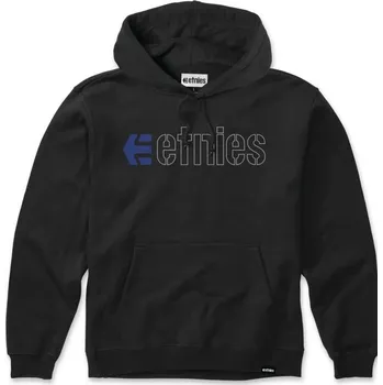 Pánská mikina etnies Pánská mikina ecorp hoodie black/blue/white