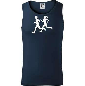 Bezci - žena a muž (Moňas) - Tílko pánské Core - M ( Námořní modrá (velmi tmavá - téměř černá) )