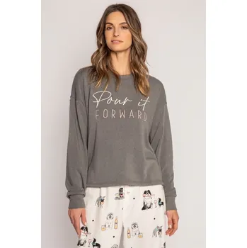 Dámské noční prádlo PJ Salvage Grau-Mel. 8667610 14 (L)