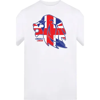Pánské tričko Tričko Lonsdale White 3 7122553 S