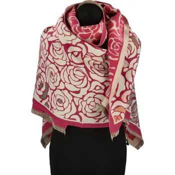 Šála Dámská šála fuchsiová - Firenze Teresa růžová