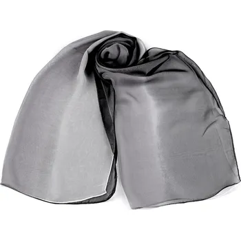 Šátek Letní šátek / šála 50x160 cm, velké, 10 šedá