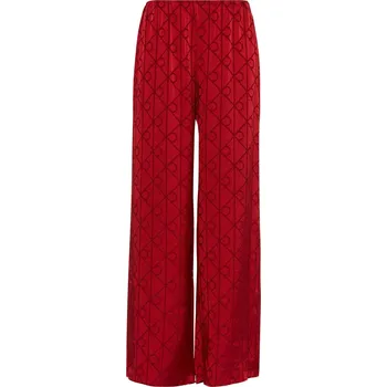 Dámské pyžamo Calvin Klein Satin Red 5024665 12 (M)