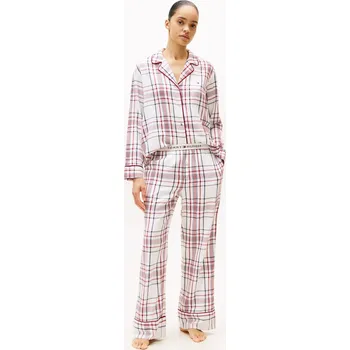 Dámské pyžamo Tommy Hilfiger Plaid Ivory 3479638 16 (XL)