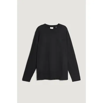 Pánské tričko TRIČKO GANT REG TONAL SHIELD LS T-SHIRT BLACK