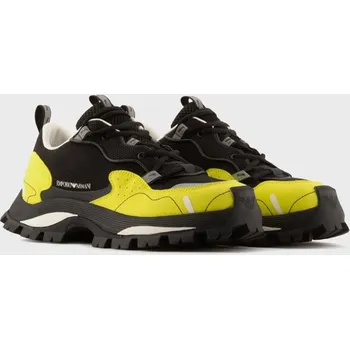 Pánské polobotky Boty Emporio Armani black green 9130814 UK 9