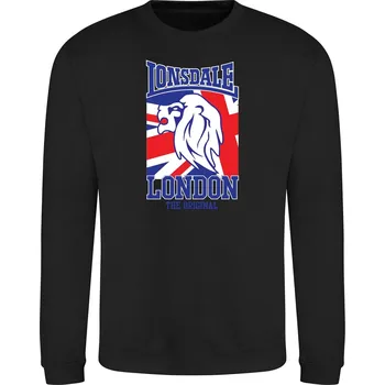 Dámská móda Mikina Lonsdale Black 3 8454777 L